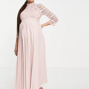 Blush Maternity Dress